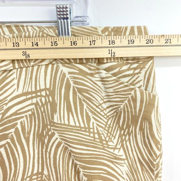 Talbots Capri Pants Womens Petite Size 20WP Brown Elastic Waist W Signature - Picture 8 of 12